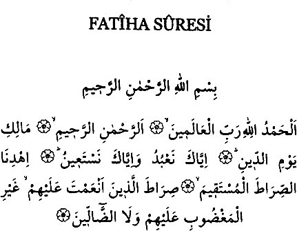 fatiha suresi