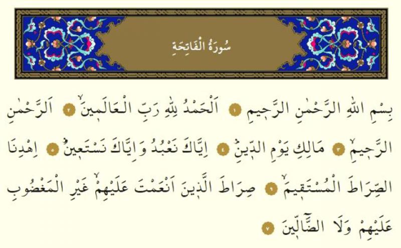 Fatiha Suresi Tefsiri