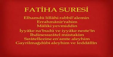 Fatiha Suresi